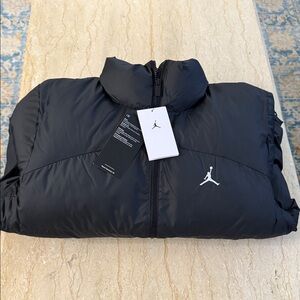 NWT Nike Jordan Women’s Black Puffer Jacket. $185